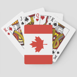 Jeu De Cartes Drapeau canadien (Feuille d'érable) (Canada)