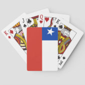 Jeu De Cartes Drapeau chilien (dos)