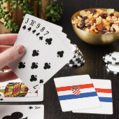 Jeu De Cartes Drapeau Croatie (In Situ)