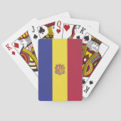 Jeu De Cartes drapeau d'Andorre (dos)