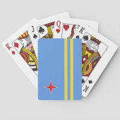 Jeu De Cartes Drapeau d'Aruba (dos)