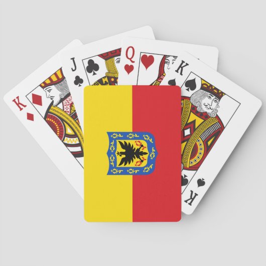 Jeu De Cartes Drapeau de Bogotá (capitale colombienne) (dos)