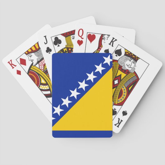 Jeu De Cartes Drapeau de Bosnie-Herzégovine (dos)