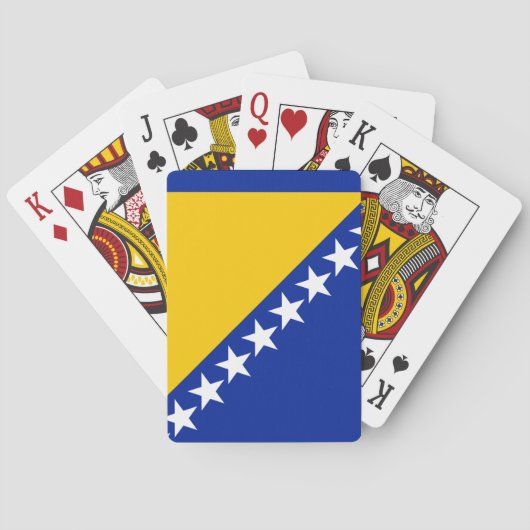 Jeu De Cartes Drapeau de Bosnie-Herzégovine (dos)