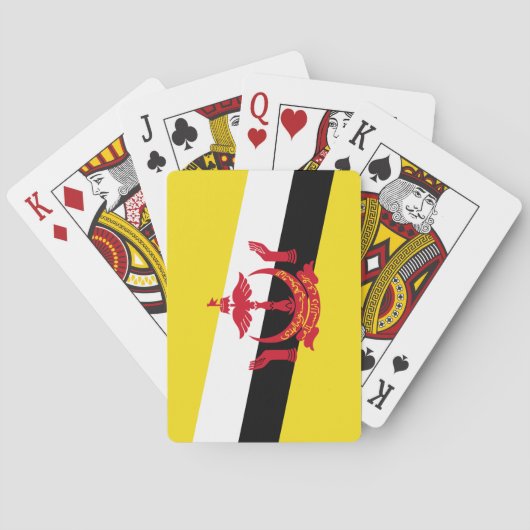 Jeu De Cartes Drapeau de Brunei (dos)