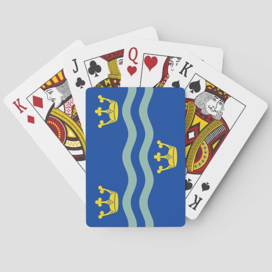 Jeu De Cartes Drapeau de Cambridgeshire (dos)