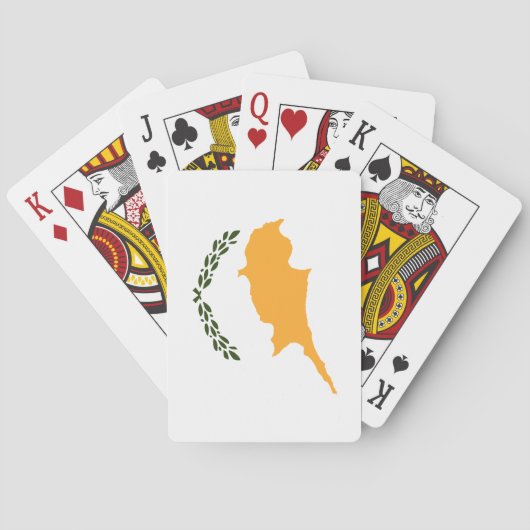 Jeu De Cartes Drapeau de Chypre (dos)
