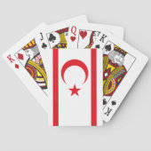Jeu De Cartes Drapeau de Chypre du Nord (dos)