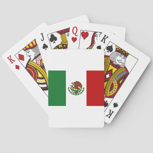Jeu De Cartes Drapeau de Cinco de Mayo au Mexique (dos)