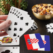 Jeu De Cartes Drapeau de Croatie (In Situ)