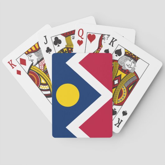 Jeu De Cartes Drapeau de Denver, Colorado (dos)
