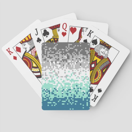Jeu De Cartes Drapeau de fierté frayromantique abstrait (dos)