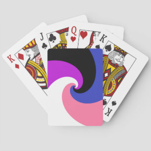 Jeu De Cartes Drapeau de fierté Genderfluid Abstrait Spirale Boh