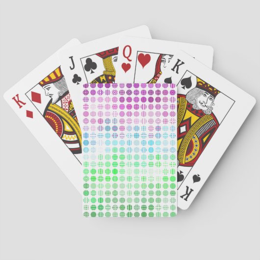 Jeu De Cartes Drapeau de fierté Toric abstrait boho éclectique G (dos)