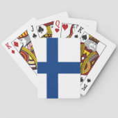 Jeu De Cartes Drapeau de Finlande (dos)