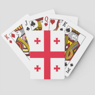 Jeu De Cartes Drapeau de Géorgie