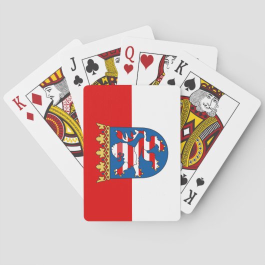 Jeu De Cartes Drapeau de Hesse Jouer des cartes (dos)