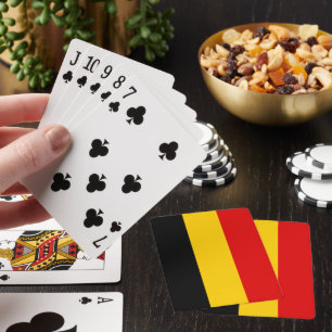 Jeu De Cartes drapeau de la Belgique