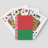 Jeu De Cartes drapeau de la Biélorussie (dos)