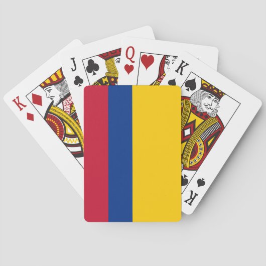 Jeu De Cartes Drapeau de la Colombie (dos)
