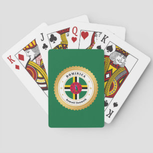 Jeu De Cartes Drapeau de la Dominique