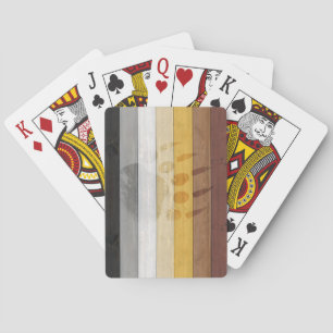Jeu De Cartes drapeau de la fierté de l'ours de SlipperyJoe's te