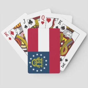 Jeu De Cartes Drapeau de la Géorgie (États-Unis)