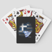 Jeu De Cartes Drapeau de la Grèce (dos)