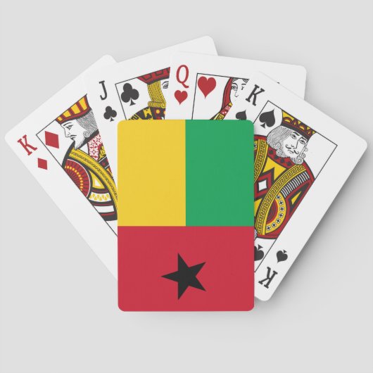 Jeu De Cartes Drapeau de la Guinée-Bissau (dos)