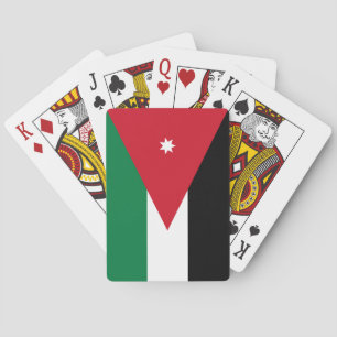 Jeu De Cartes Drapeau de la Jordanie