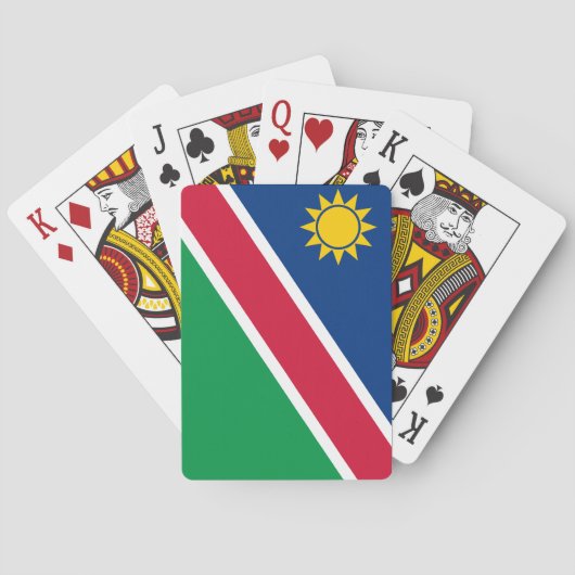 Jeu De Cartes Drapeau de la Namibie (Namibien) (dos)