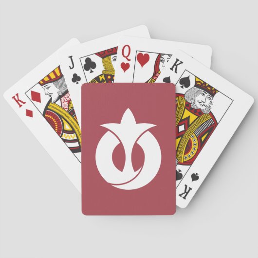 Jeu De Cartes Drapeau de la préfecture d'Aichi, Japon (dos)