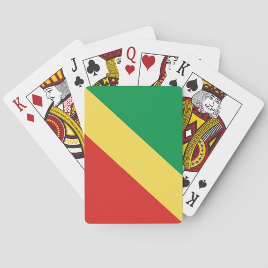 Jeu De Cartes Drapeau de la République du Congo (dos)