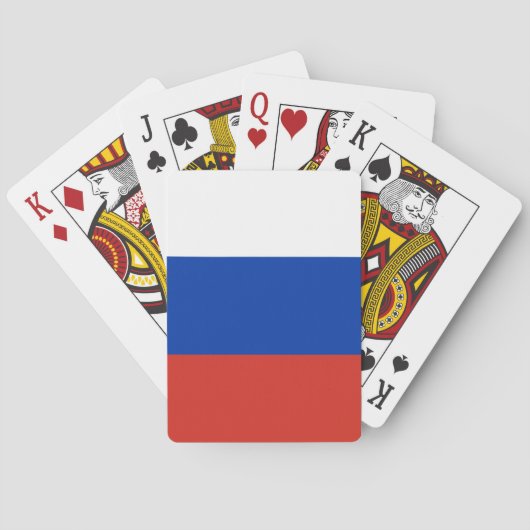 Jeu De Cartes Drapeau de la Russie (dos)