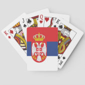 Jeu De Cartes drapeau de la Serbie (dos)