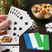 Jeu De Cartes Drapeau de la Sierra Leone (In Situ)