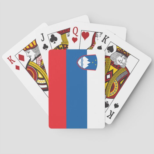 Jeu De Cartes Drapeau de la Slovénie (dos)