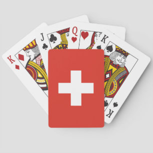 Jeu De Cartes Drapeau de la Suisse