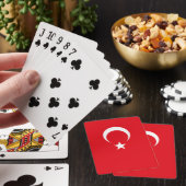 Jeu De Cartes Drapeau de la Turquie (In Situ)