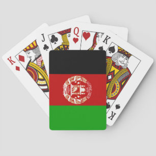 Jeu De Cartes Drapeau de l'Afghanistan