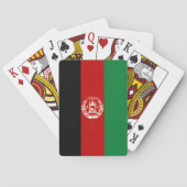 Jeu De Cartes Drapeau de l'Afghanistan (dos)