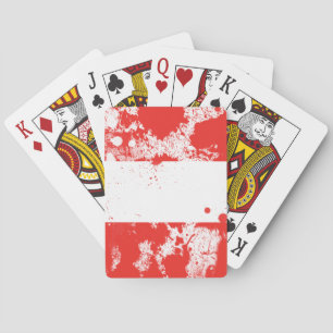 Jeu De Cartes Drapeau de l'Autriche