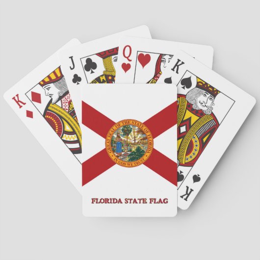 Jeu De Cartes Drapeau de l'État de Floride (dos)