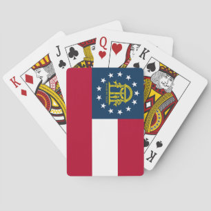 Jeu De Cartes Drapeau de l'État de Géorgie