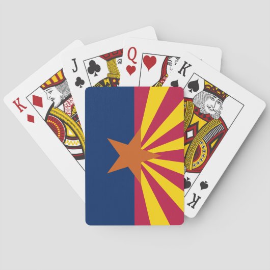 Jeu De Cartes Drapeau de l'État de l'Arizona (dos)