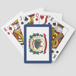 Jeu De Cartes Drapeau de l'État de Virginie-Occidentale