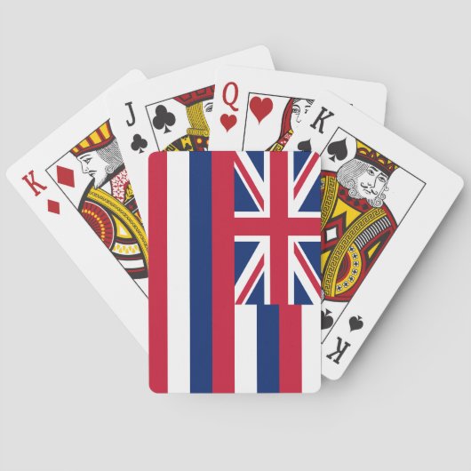 Jeu De Cartes Drapeau de l'État d'Hawaii (dos)