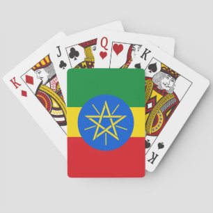 Jeu De Cartes Drapeau de l'Ethiopie