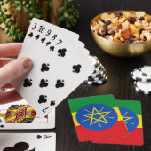 Jeu De Cartes Drapeau de l'Éthiopie (In Situ)