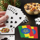 Jeu De Cartes Drapeau de l'Éthiopie (In Situ)